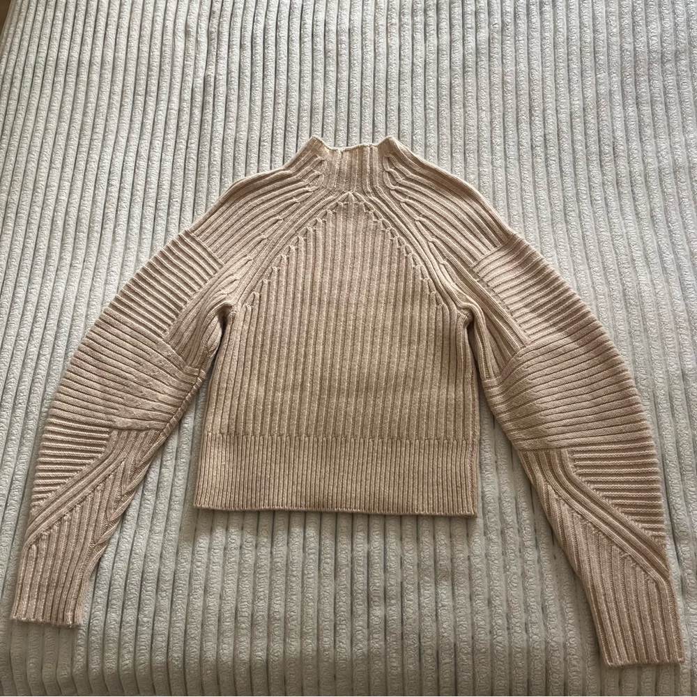 Rag & Bone Wool Oakes Cream Sweater - Picture 4 of 9